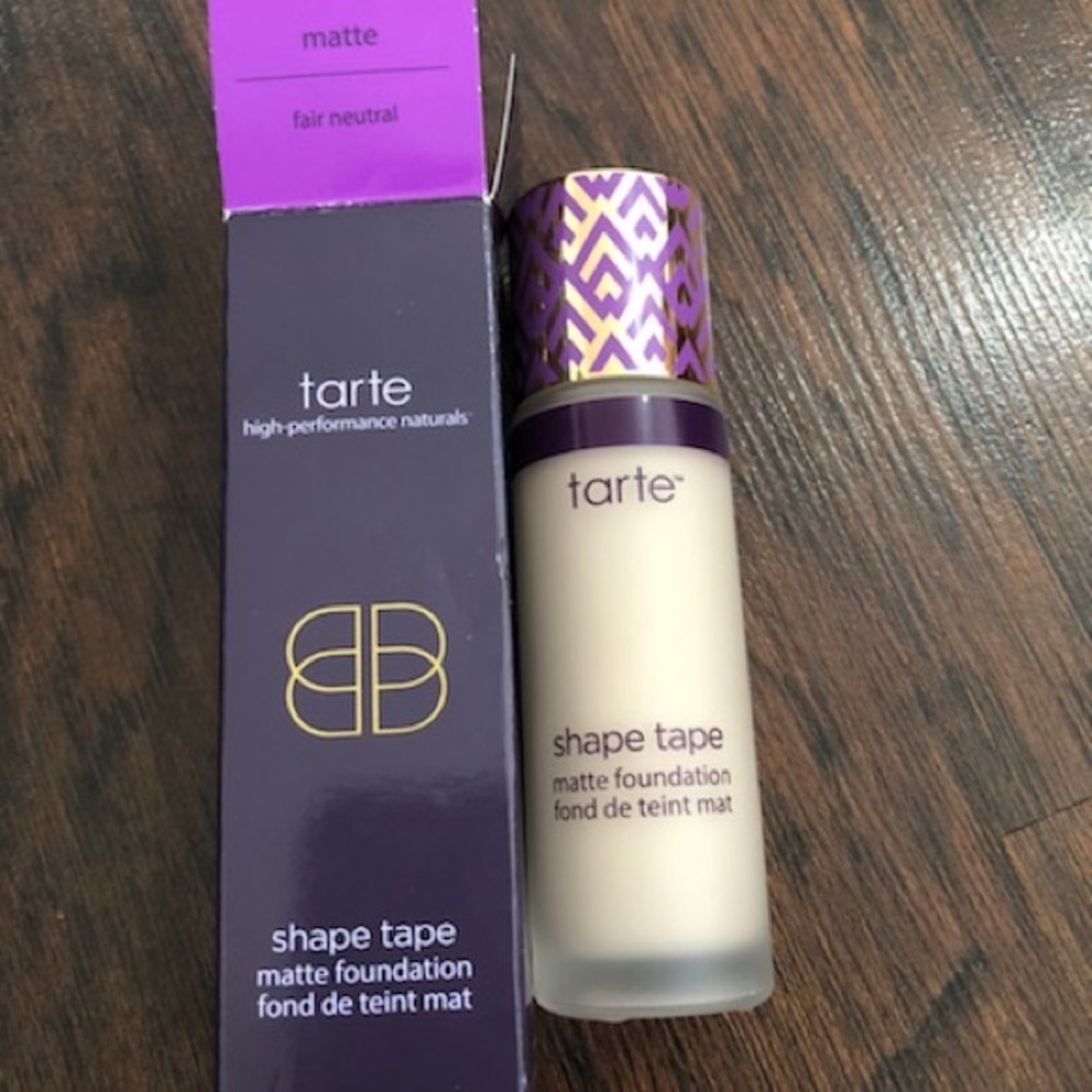 Tarte shape tape matte foundation fair neutral
